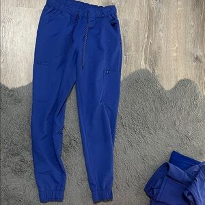 Jannu Galaxy blue women’s scrub pants -medium
